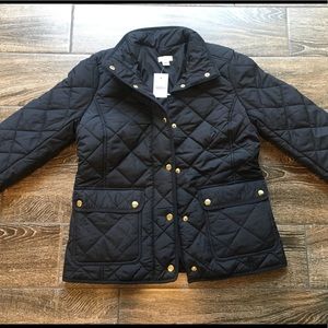 J Crew Factory Quilted Field Jacket - Small NWT